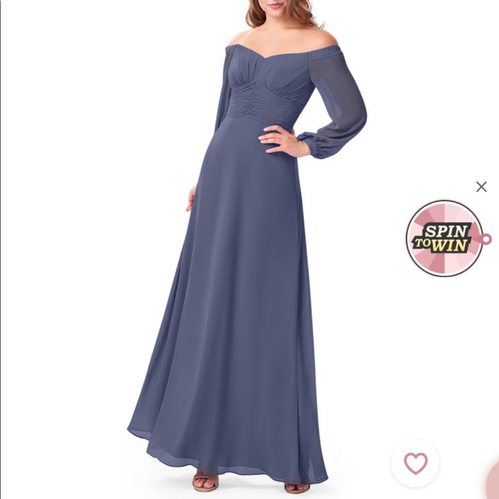 Stormy Azazie Rubina Floor Length Dress